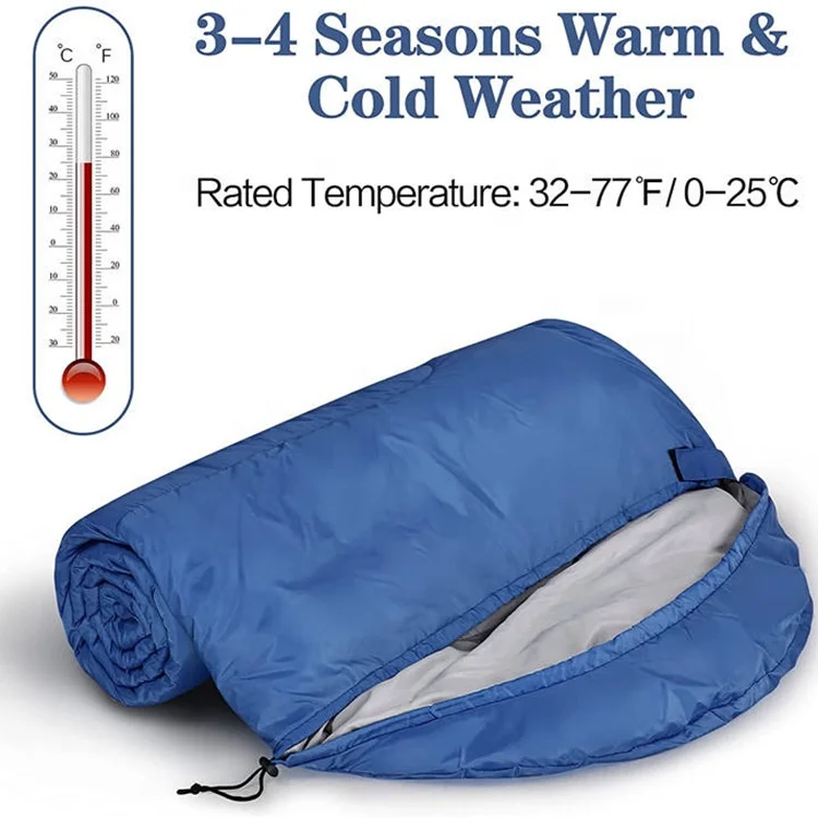 Custom Waterproof Big Sleep Bag Camping Outdoor Warm Sleeping Bag
