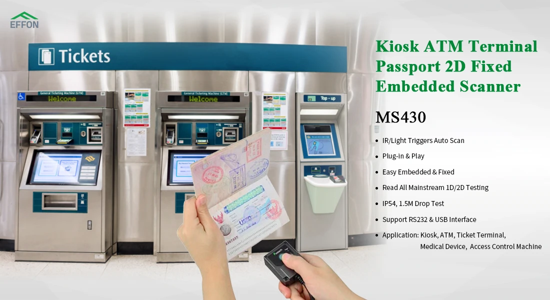 Factory MS430 Portable Handheld Mrz Ocr Passport Scanner Reader Machine for Airport Train Station Dutyfree Shop and Hotel
