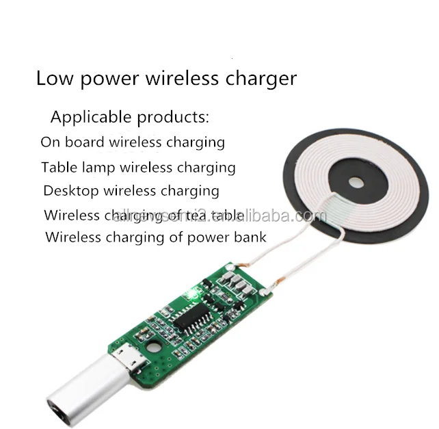 Hot Pre sale customized 5W small wireless charging module low cost and low power 9V input USB wireless charging scheme board