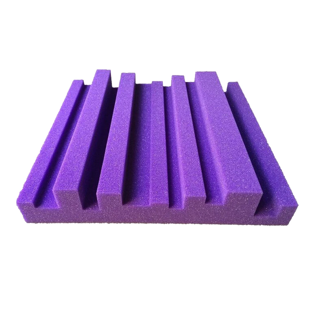 Modern Purple Acoustic Soundproofing Sponge Foam Panel for Recording Studios Graphic Design Solution