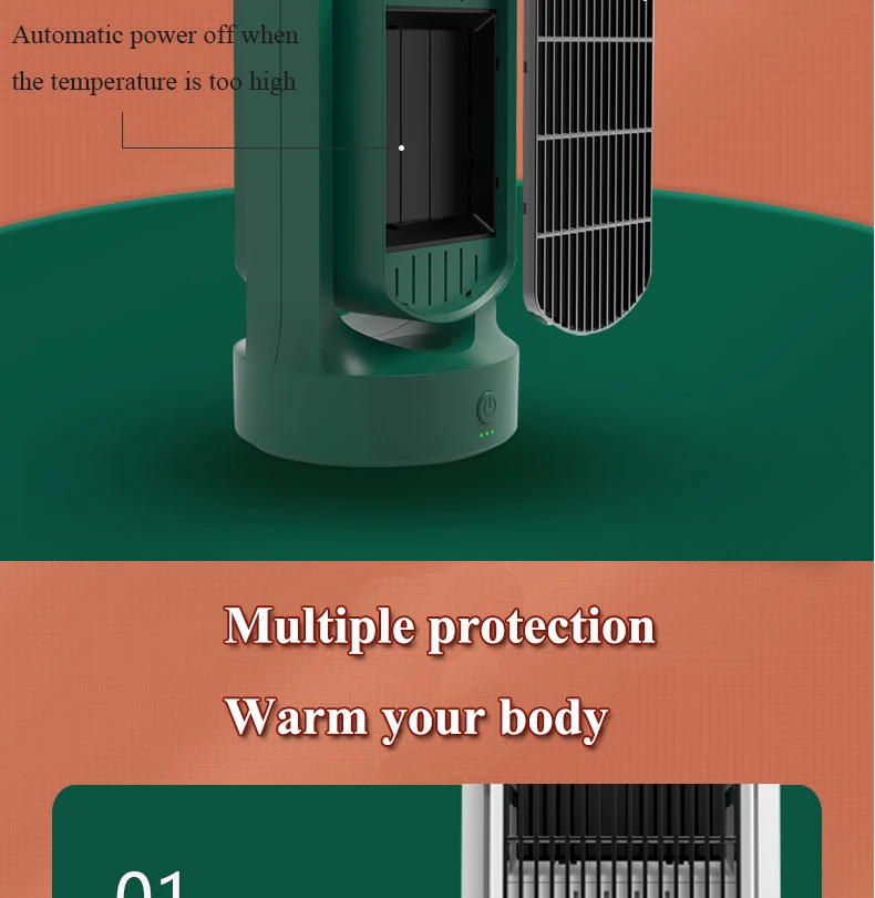 Economy Portable Blower Heater PTC Ceramic Rooms Bedroom Home Mini 1500W Electric Air Cooler Heater Fan.jpg