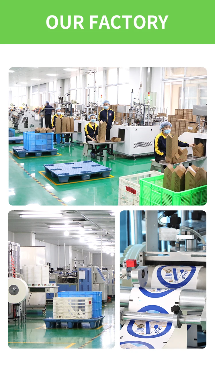 Disposable Wholesale Colorful Custom Logo Printed Pe Coated Kraft Hot