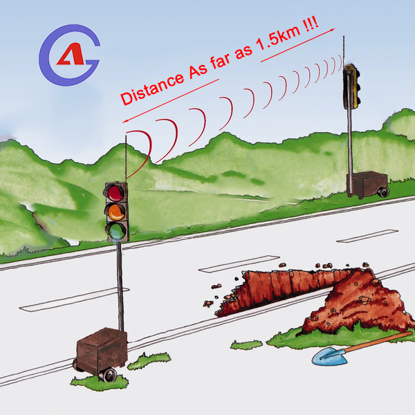 
 Дорожная конструкция, беспроводной временный переносной мобильный пульт дистанционного управления, портативный светодиодный светильник 200 мм на солнечных батареях  