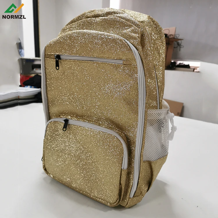 Оптовая продажа дизайнерский серебристый Блестящий рюкзак для чарлидинга с индивидуальным логотипом