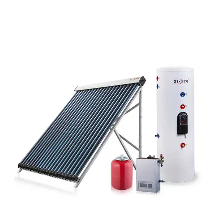 SS-M Split Solar Water Heater Intelligent Control Pressurized Copper Coil Exchangers Indirect Outdoor Freestanding Water Tank