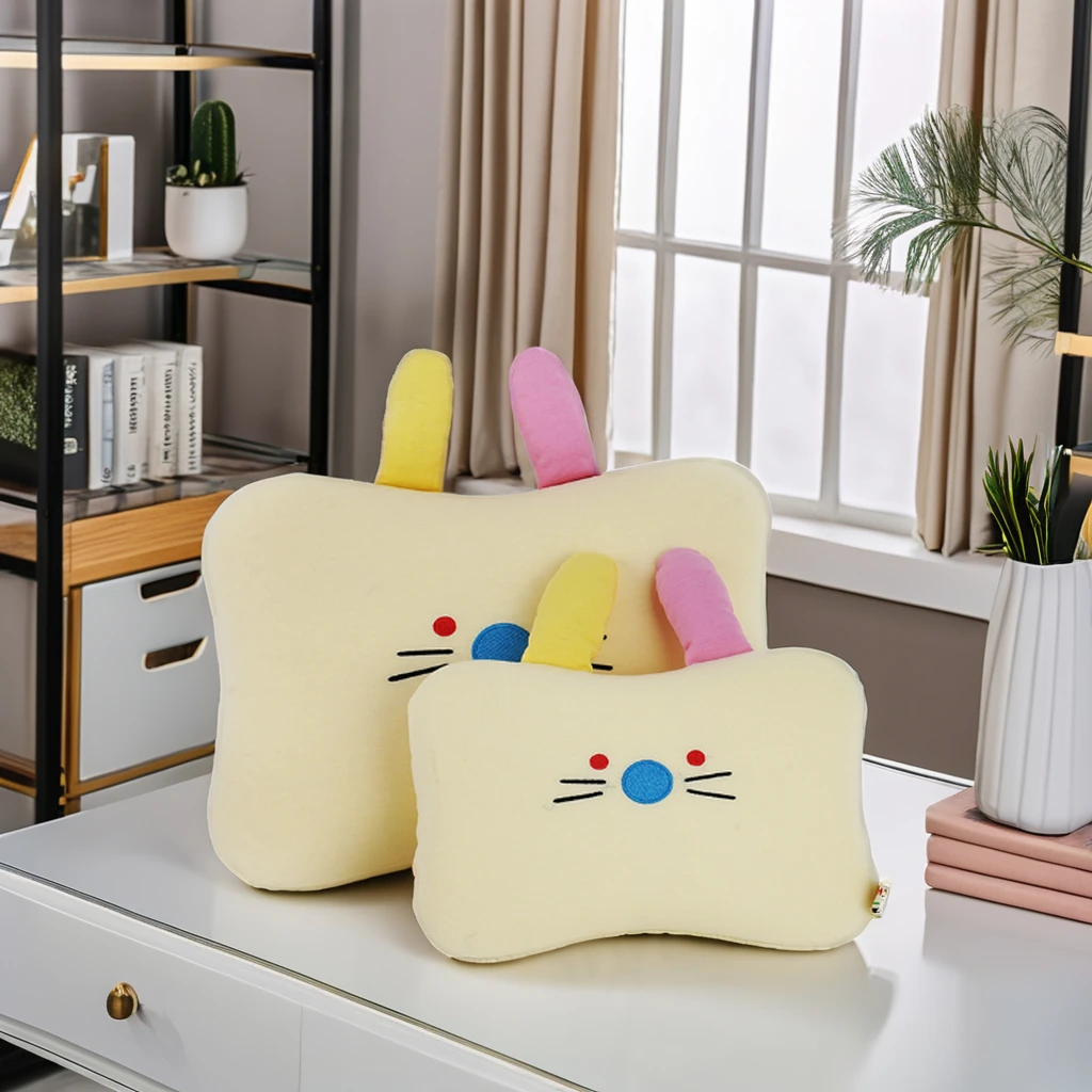 product wholesale baby products customized plush kids toys camping trips memory foam pillow with cartoon patterns-66