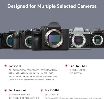 SmallRig Rosette Side Handle for Sony Cameras, for Panasoni Cameras, for Fujifilm Cameras,for Z CAM Cameras-3324 detail image