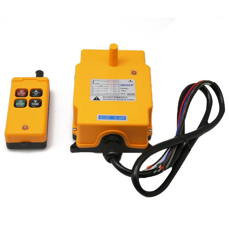 Hs4 Obhs 12v 24v Industrial 4 Button Wireless Electric Hoist Remote  Controller - Buy 4 Button Remote Control,Hoist Wireless Remote  Control,Electric Industrial Remote Control Product on Alibaba.com