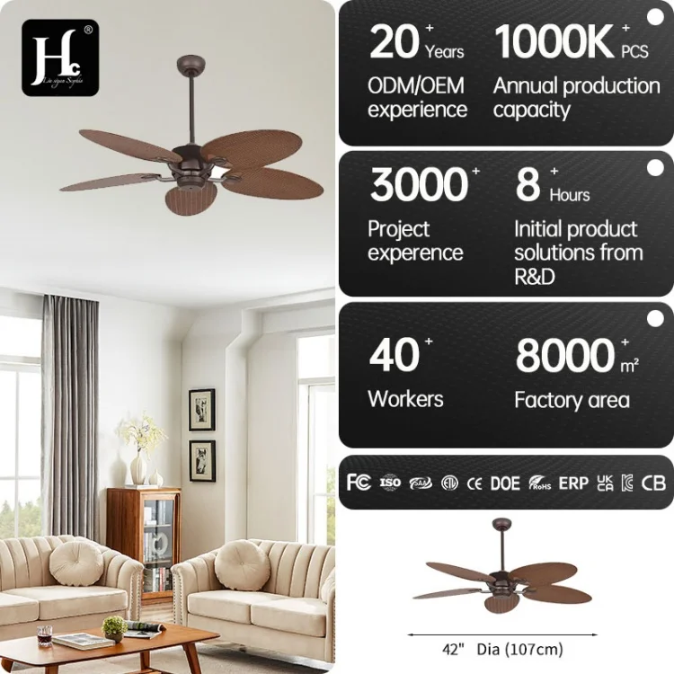 Ceiling Fan, 52-Inch, ABS - detail 6
