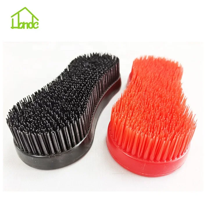 Red/Black Plastic Massages Brush Pet/ Horse Brush Brush For Grooming