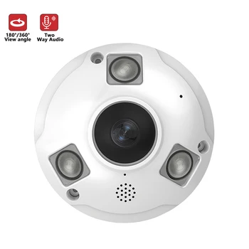 5MP/8MP/12MP Waterproof 360 panorama POE Fisheye Surveillance Camera IR Night Vision Security CCTV IP Network Camera