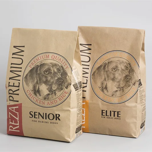 Tin Tie Flat Bottom Pouch Compostable Kraft Paper Bags Custom Reusable Biodegradable Empty Coffee Bags Tea Packaging