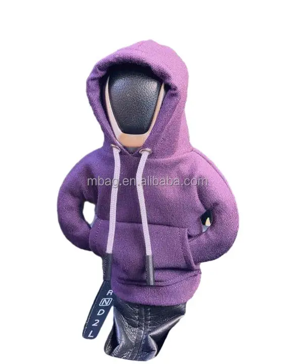 Universal Fit Automotive Gear Shifter Knob Shift Cover Fashion Hoodie Sweatshirt Manual Auto