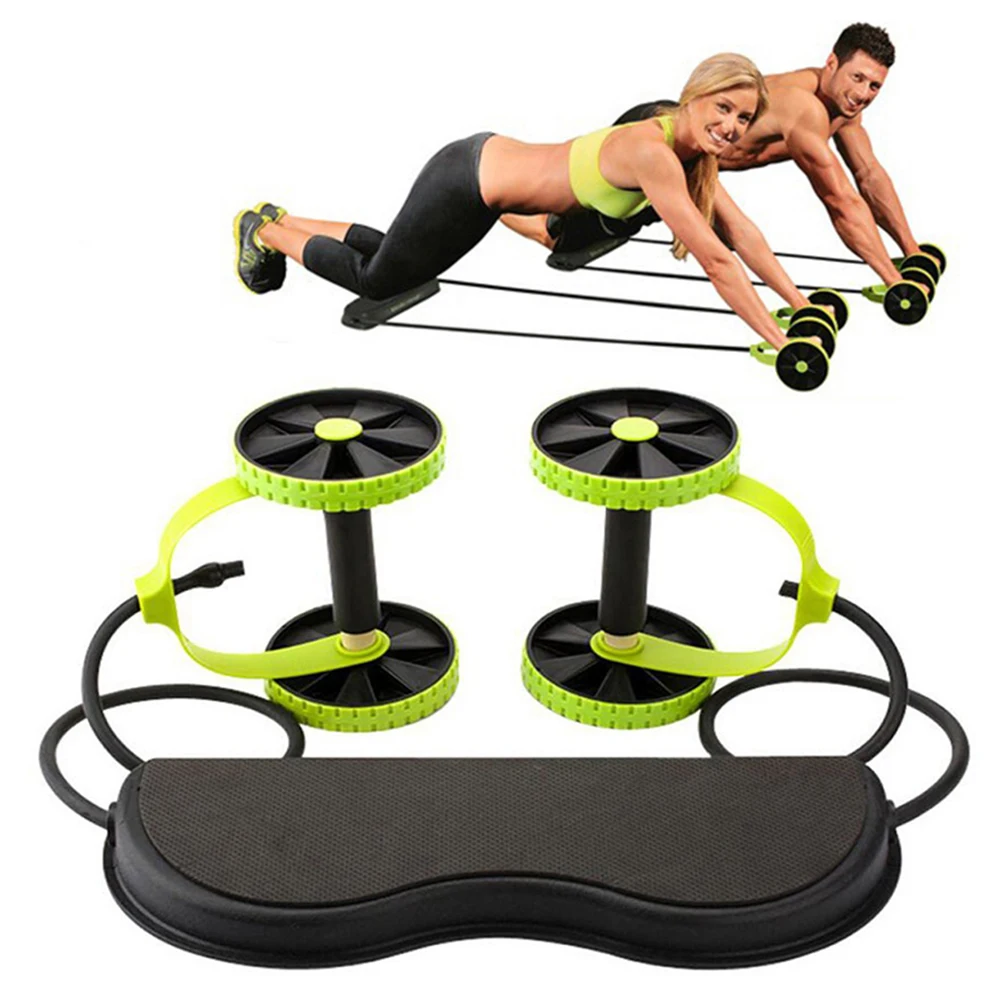 Ab Ripper X Full Body Workout with Four Wheeled Ab Roller