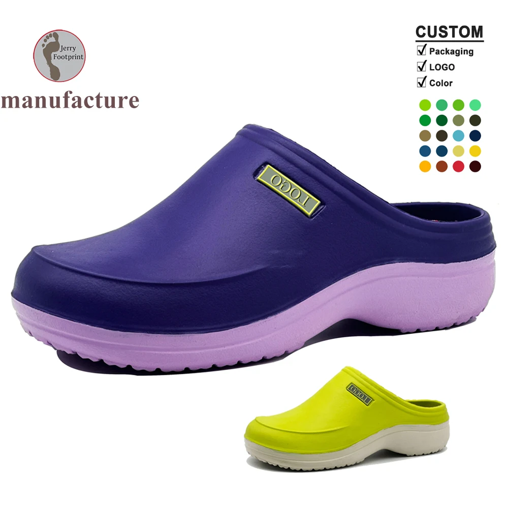 Comfortable and Stylish Dual-Color EVA for Slippers for Summer and Autumn Featuring Shock Absorption Non-Slip Soles