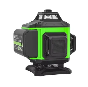 4d Self Leveling 360 Rotary 16 Line Green Rotary Laser Level Auto Level Survey Instrument