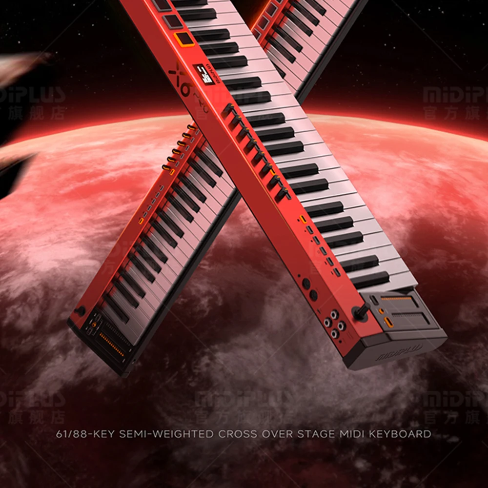 Midiplus X6 Pro II - Portable 61-Key MIDI Controller
