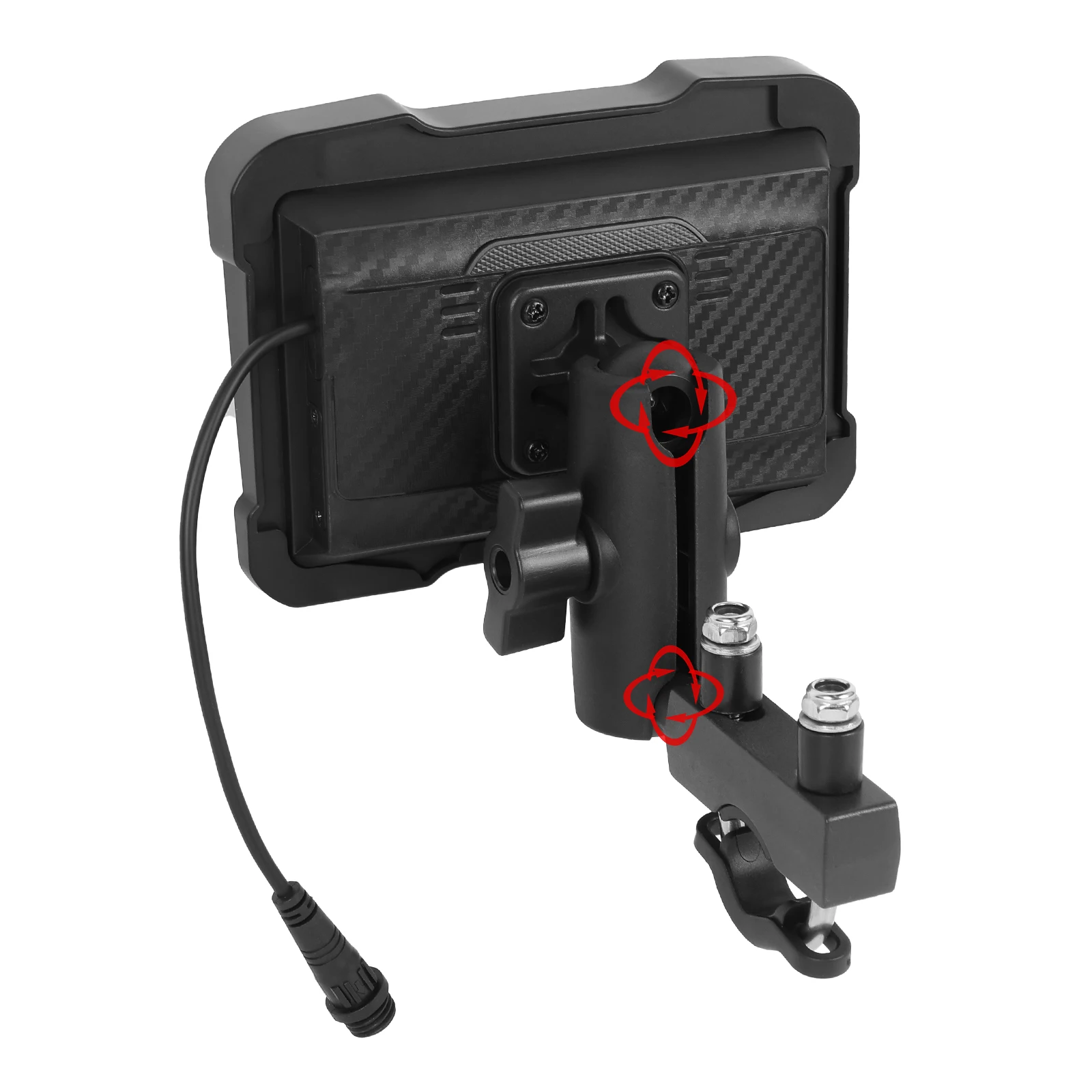 android auto monitor ip67 waterproof for motorcycle support airplay android cast bt a3910-11