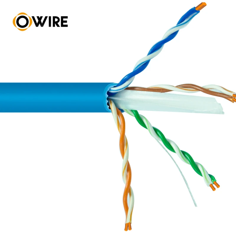 
Лучшее качество CAT6 1000ft опт UTP пленум Номинальный твердый кабель cat 6 гибкий кабель 