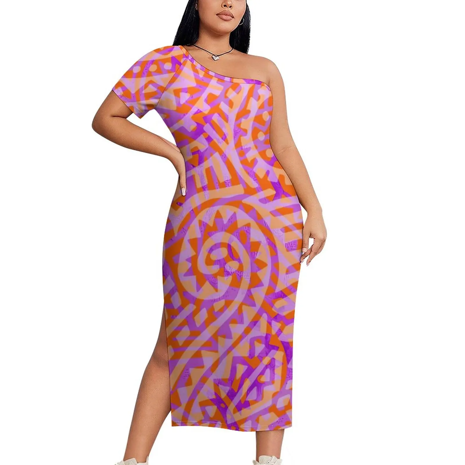 Custom Hawaiian Tropical Style Women's Casual Beach Dresses Resort Luxury  Clothes for Women Mid-length Dress