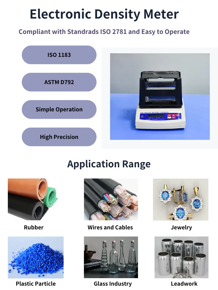 Density Meter Testing Machine Electronic Densimeter For New Material ...