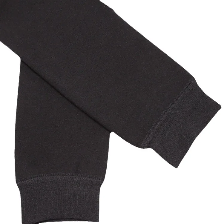 KTS374 Custom Manufacturers Winter Waist Protection Men's Cotton Thermal Leggings Thick Woolen Fleece Lined Pantyhose / Tights