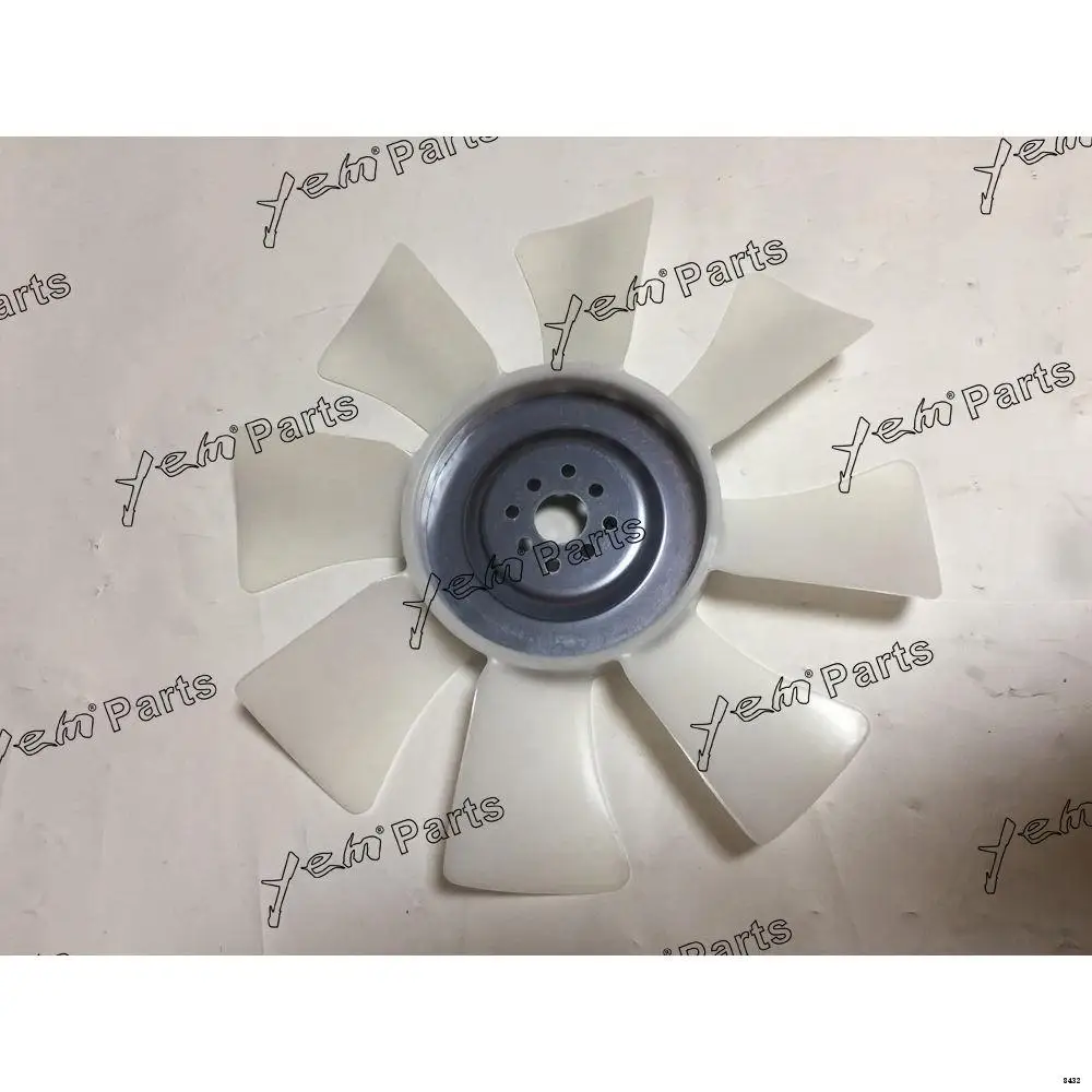 Original High Quality Fan Blade 1C020-74110 For Kubota V3800 Excavator Diesel Engine
