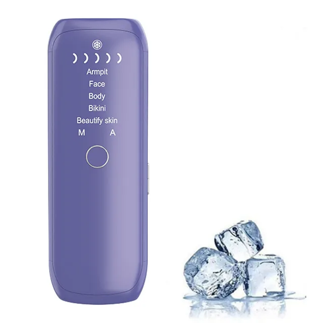 ICE COOL Sapphire IPL Laser Permanent Hair Removal Home Handle Mini Portable Electric Epilator Hair Remover For Face and Body