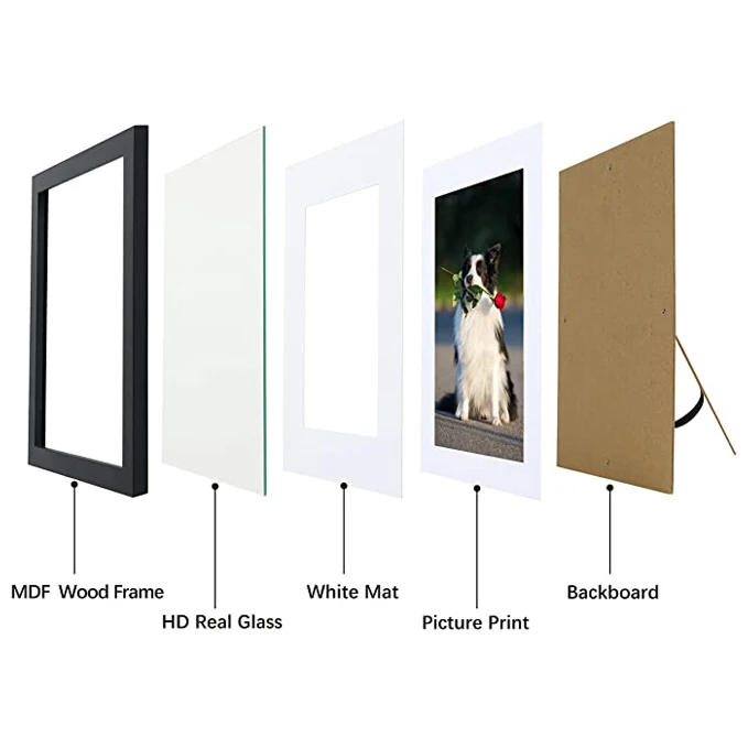 4x6 5x7 8x10 11x14 12x16 Black Decorative Wall Black Photo Frame