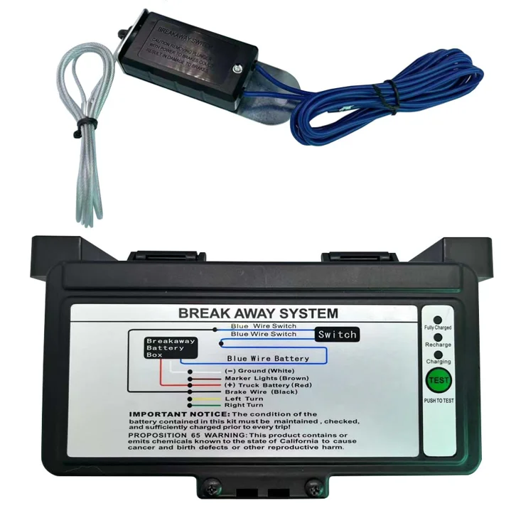 Dc12v 10a Trailer Parts Trailer Breakaway Kit With Led Tester Buy