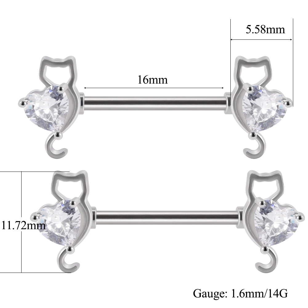 Navel Belly Button Bar – 14g – Bar 11.5mm – Piercing Jewelry – Surgical  Grade Stainless Steel 