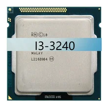 Used wholesale cpu i3-3240  for in tel i3 3generation desktop professional processor pc gaming computer parts