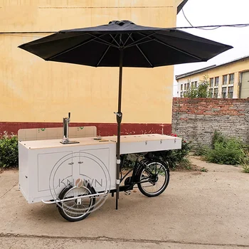 2024年型 電動三輪ビールトライク移動販売カート 300-500W