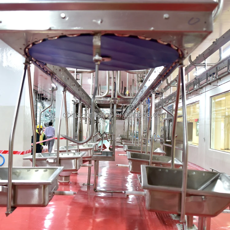Slaughterhouse cattle slaughtering machine