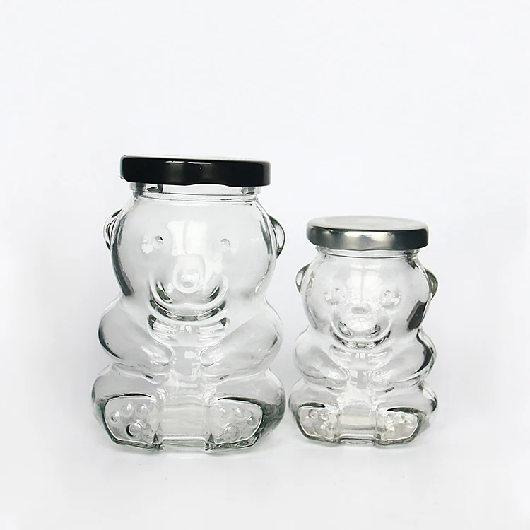 Food Grade Teddy Bear Shaped Jar Perfect for Honey Jam