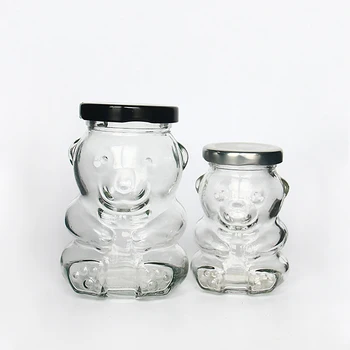 Food Grade Teddy Bear Shaped Jar Perfect for Honey Jam