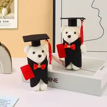 Ph.D Master Teddy Bear Plush Doll Graduation Season Hand Bouquet Gift Bears Master Uniforms Bear Doll