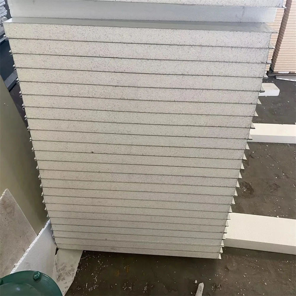 Factory Direct Supply Fireproof Insulated Prefab Modular House Acoustic Sandwich Panel Manufacturer EPS Sandwich Panels