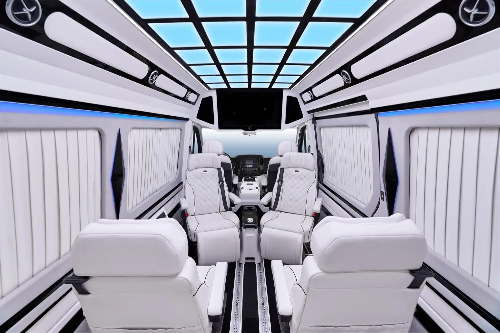 Sprinter Led Interior Sprinter Customized Interior Upgradation Roof Lights Modification ...