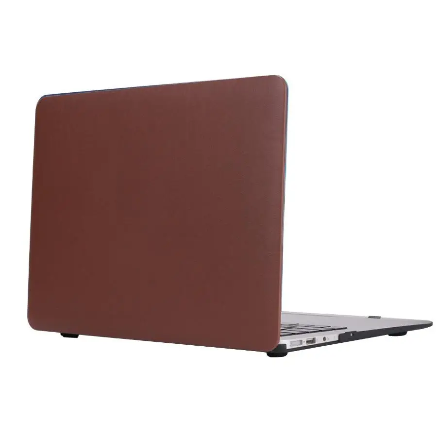 Leather Case Slim For Macbook Air M3 M2 13.6 Inch Shockproof Computer Bags Laptop Sleeves Covers 2024 Myc9241 Laudtec