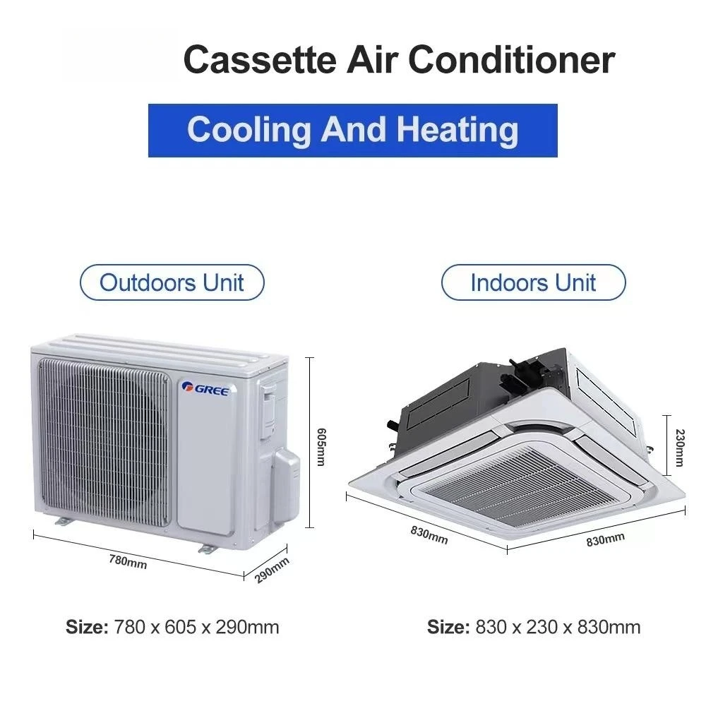 GMCC GREE Central Air Conditioner Multi Split Ceiling Cassette