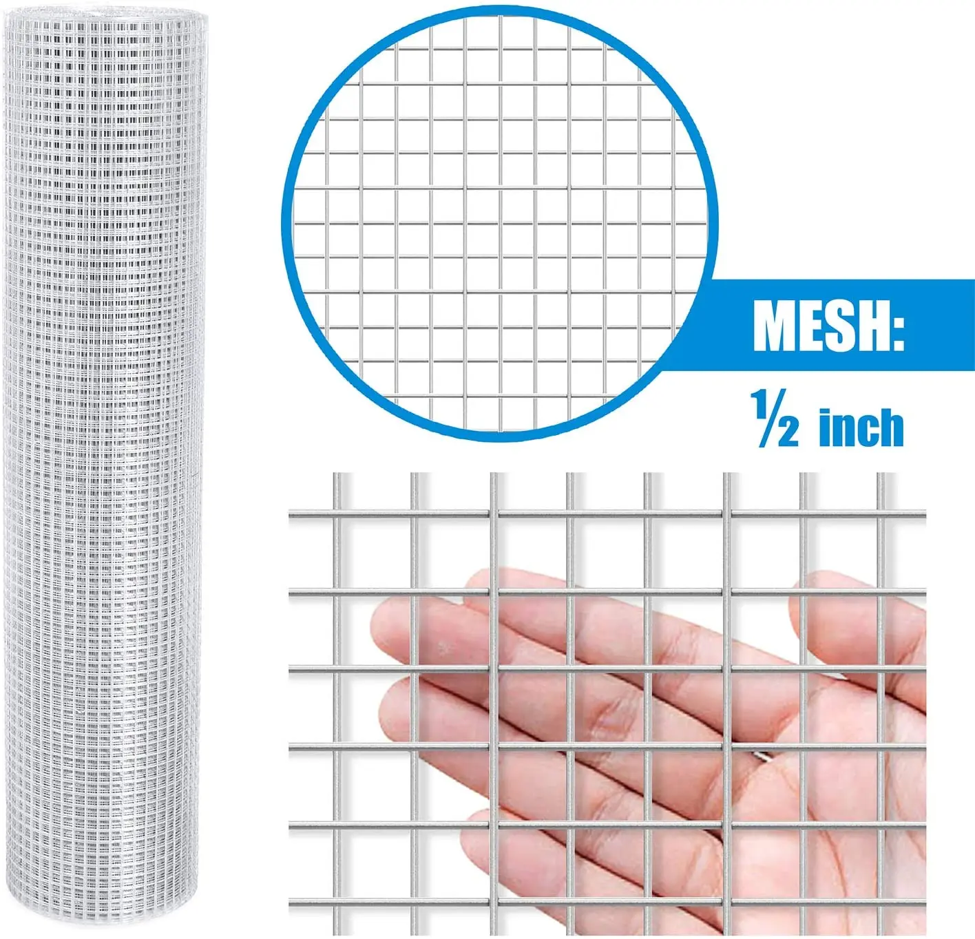 1 2 X 1 2 9 Gauge Hot Dipped Galvanized Welded Wire Mesh Buy Galvanized Steel Wire Mesh 3mm Heavy Duty Galvanized Wire Mesh 1x1 Welded Wire Mesh Panel Product On Alibaba Com