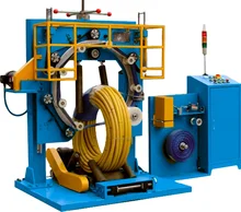 Automatic Stretch Film Wrapping Wrap Rope Wire Copper Winding Steel Belt Roll Packing Machine Price For Tube Coil Tyres