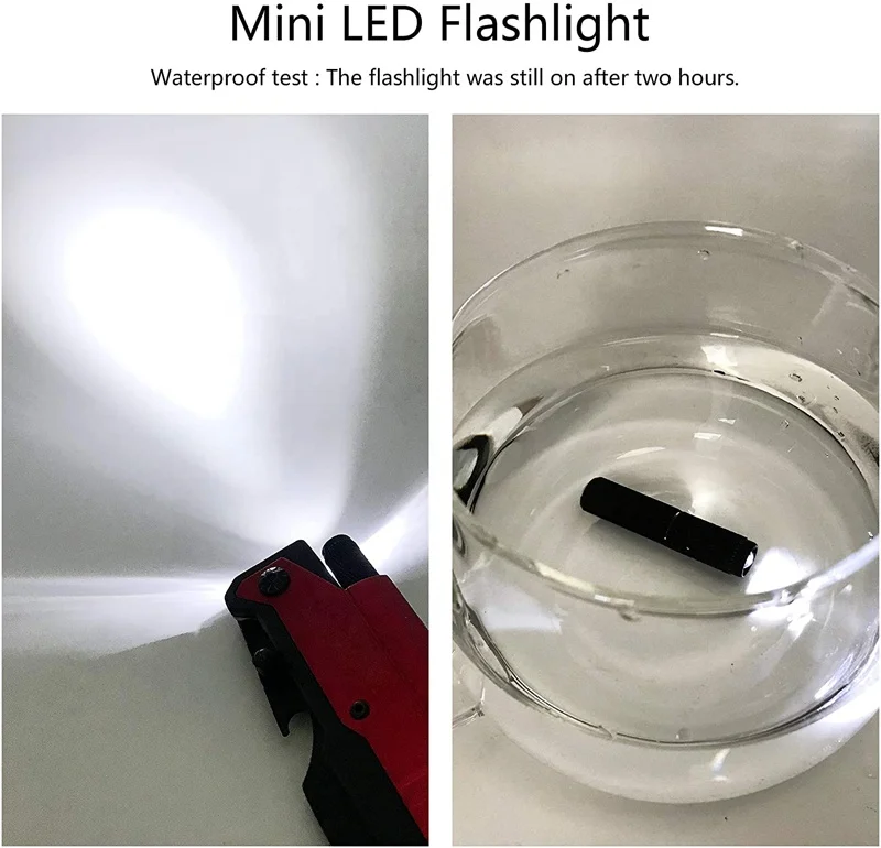 Multi Functions Flint Lighter Clip Torch Cutter Bottle Opener Survival Knife