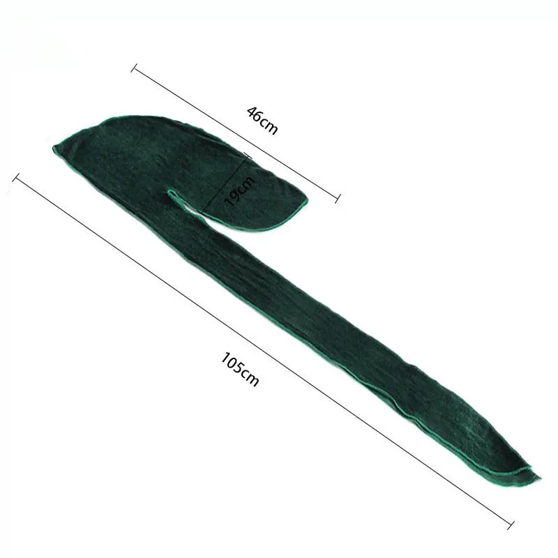 Бархатная повязка на голову с 360 волнами