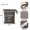 Small size - gray laundry bag pattern
