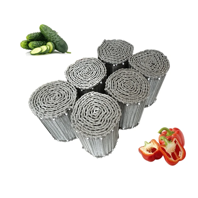 304 316 Screw Auger Spiral Conveyor Belt Stainless Steel Wire Mesh Conveyor Belt