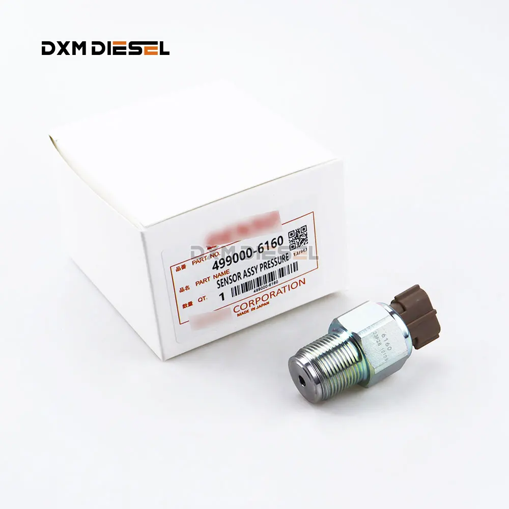 DXM 499000-6160 Excavator Parts 4HK1 6HK1 Common Rail Pressure Sensor 499000-6160 8973186840 8-97318684-0 supplier