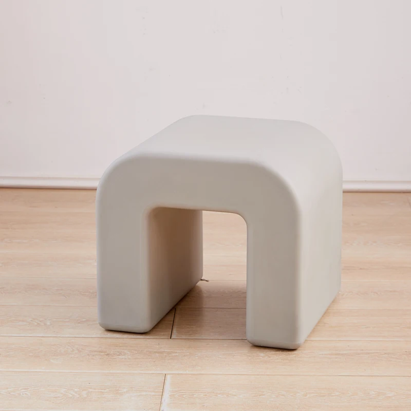 Exquisite Artistic Humanistic Durable Eco Materials Modern External Quality Rotational Plastic Comfortable Square Stool