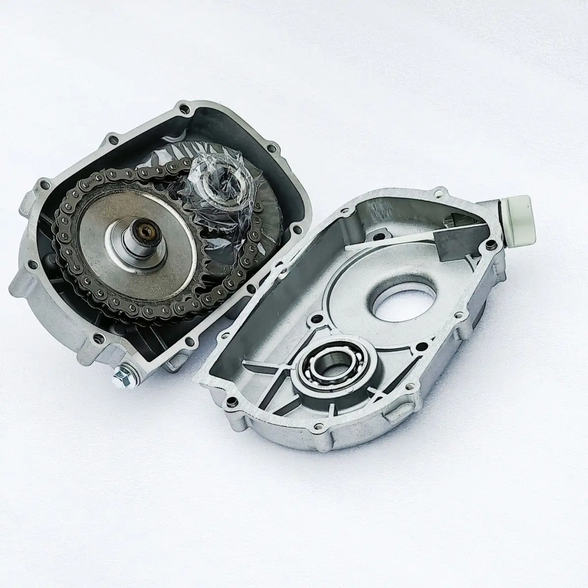 For Honda GX160/GX200 Predator 270cc-420cc Engine Wet Clutch Reduction Go-Kart Gear Box Assembly Cart Assy Red 168F 170F